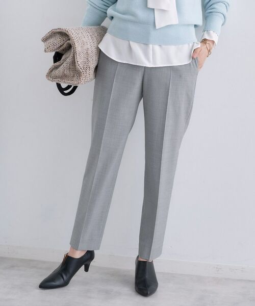 INDIVI / インディヴィ パンツ | 【褒められパンツ/ウール混】スティックパンツ | 詳細10