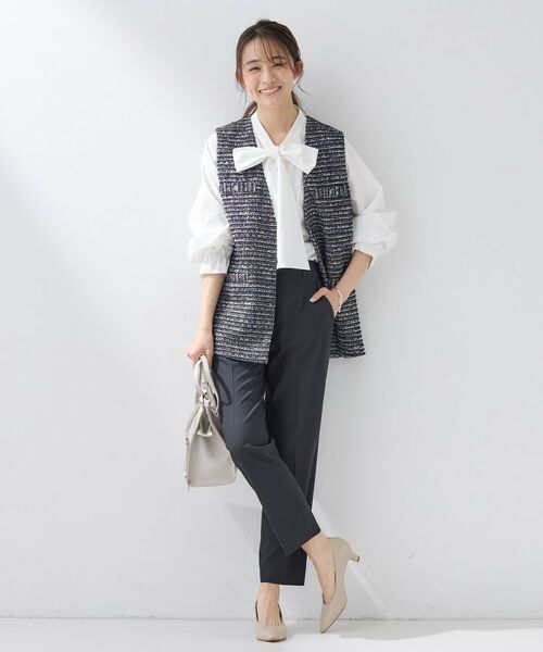 INDIVI / インディヴィ パンツ | 【褒められパンツ/ウール混】スティックパンツ | 詳細25