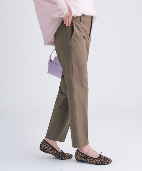 INDIVI / インディヴィ パンツ | 【褒められパンツ/ウール混】スティックパンツ | 詳細6