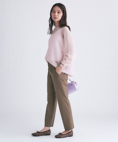 INDIVI / インディヴィ パンツ | 【褒められパンツ/ウール混】スティックパンツ | 詳細8