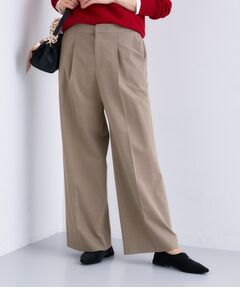 INDIVI / インディヴィ パンツ | 【褒められパンツ】ワンタックワイドパンツ
