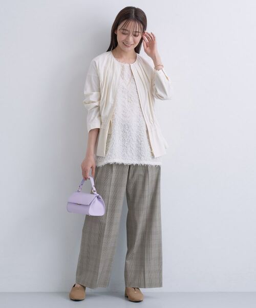 INDIVI / インディヴィ パンツ | 【褒められパンツ】ワンタックワイドパンツ | 詳細11