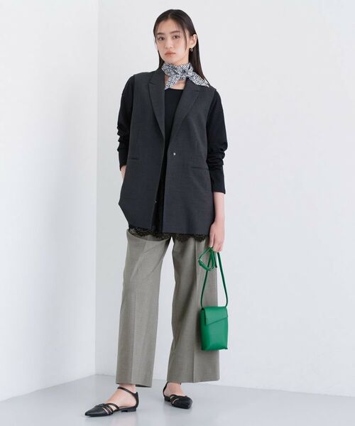 INDIVI / インディヴィ パンツ | 【褒められパンツ】ワンタックワイドパンツ | 詳細15