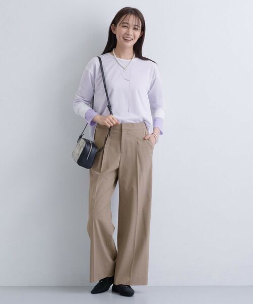 INDIVI / インディヴィ パンツ | 【褒められパンツ】ワンタックワイドパンツ | 詳細20
