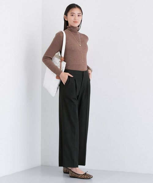INDIVI / インディヴィ パンツ | 【褒められパンツ】ワンタックワイドパンツ | 詳細4