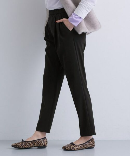 INDIVI / インディヴィ パンツ | 人気NO.1【褒められパンツ／高ストレッチ／ウエストゴム】タックテーパードパンツ | 詳細11