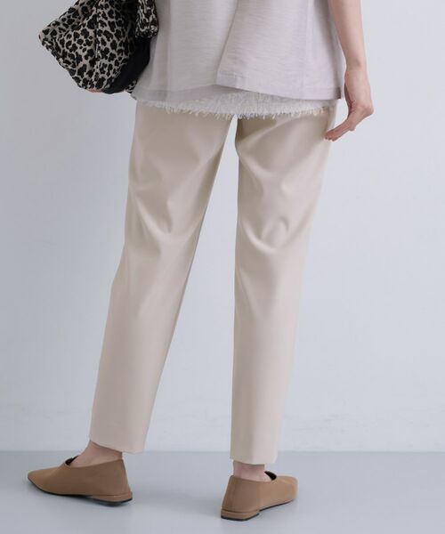 INDIVI / インディヴィ パンツ | 人気NO.1【褒められパンツ／高ストレッチ／ウエストゴム】タックテーパードパンツ | 詳細15