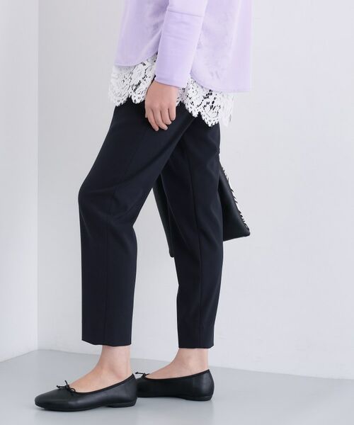 INDIVI / インディヴィ パンツ | 人気NO.1【褒められパンツ／高ストレッチ／ウエストゴム】タックテーパードパンツ | 詳細19