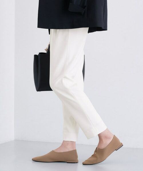 INDIVI / インディヴィ パンツ | 人気NO.1【褒められパンツ／高ストレッチ／ウエストゴム】タックテーパードパンツ | 詳細2