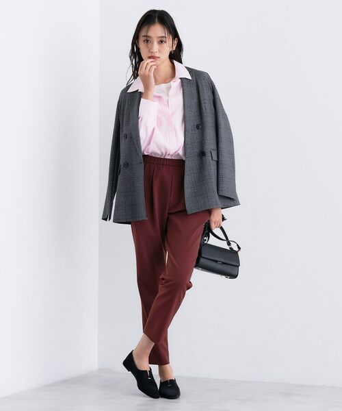 INDIVI / インディヴィ パンツ | 人気NO.1【褒められパンツ／高ストレッチ／ウエストゴム】タックテーパードパンツ | 詳細24