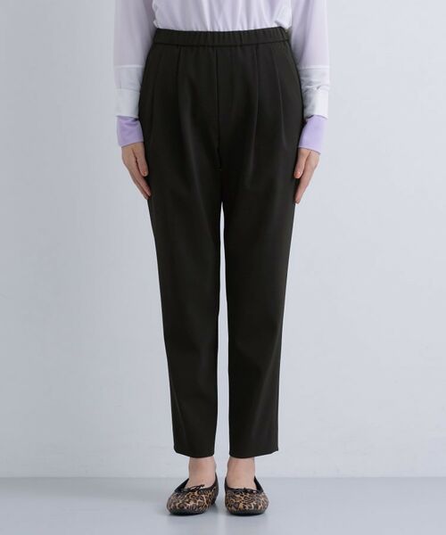 INDIVI / インディヴィ パンツ | 人気NO.1【褒められパンツ／高ストレッチ／ウエストゴム】タックテーパードパンツ | 詳細26