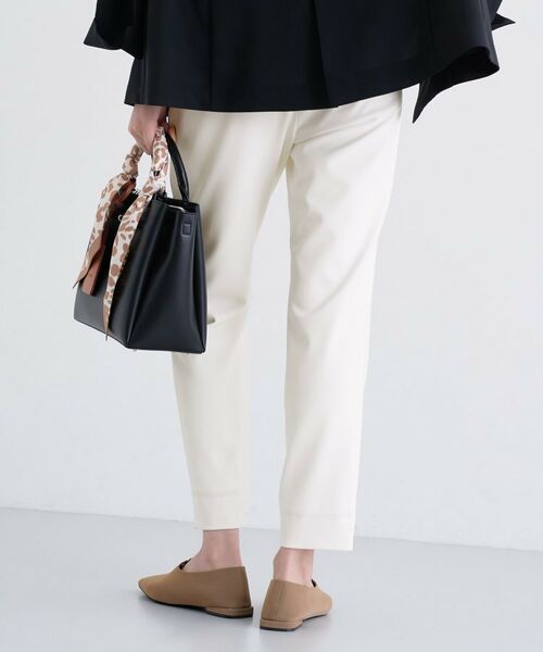 INDIVI / インディヴィ パンツ | 人気NO.1【褒められパンツ／高ストレッチ／ウエストゴム】タックテーパードパンツ | 詳細3