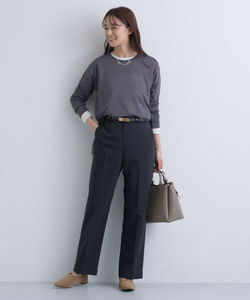 INDIVI / インディヴィ パンツ | 【UVケア】ライトスリムストレートパンツ | 詳細8