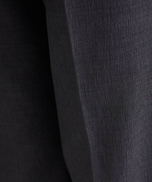 INDIVI / インディヴィ パンツ | 【洗える／セットアップ可能】凹凸ストレッチ素材ストレートパンツ | 詳細17