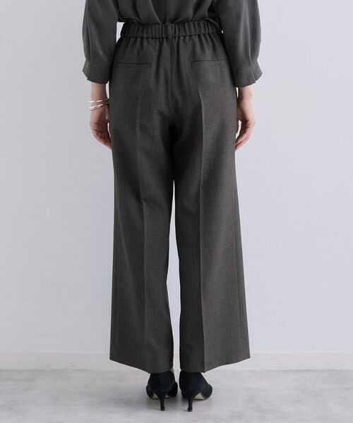 INDIVI / インディヴィ パンツ | 【洗える／セットアップ可能】凹凸ストレッチ素材ストレートパンツ | 詳細24