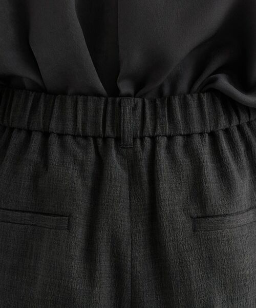 INDIVI / インディヴィ パンツ | 【洗える／セットアップ可能】凹凸ストレッチ素材ストレートパンツ | 詳細27