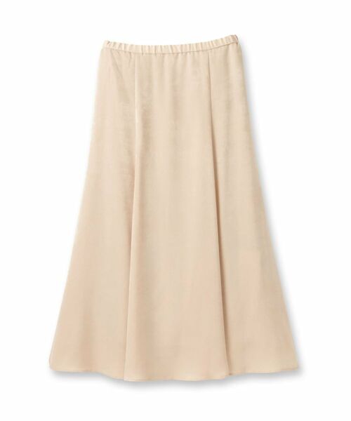 INDIVI / インディヴィ ロング・マキシ丈スカート | 【UVケア/セットアップ可能】スエード調サテンスカート | 詳細1