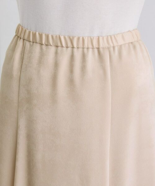 INDIVI / インディヴィ ロング・マキシ丈スカート | 【UVケア/セットアップ可能】スエード調サテンスカート | 詳細16