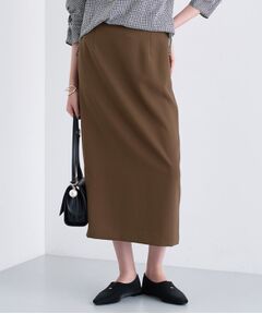 INDIVI / インディヴィ ロング・マキシ丈スカート | 【洗える／UVケア／吸汗速乾】ジョーゼットナロースカート