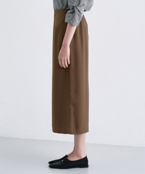 INDIVI / インディヴィ ロング・マキシ丈スカート | 【洗える/UVケア/吸汗速乾】ジョーゼットナロースカート | 詳細11