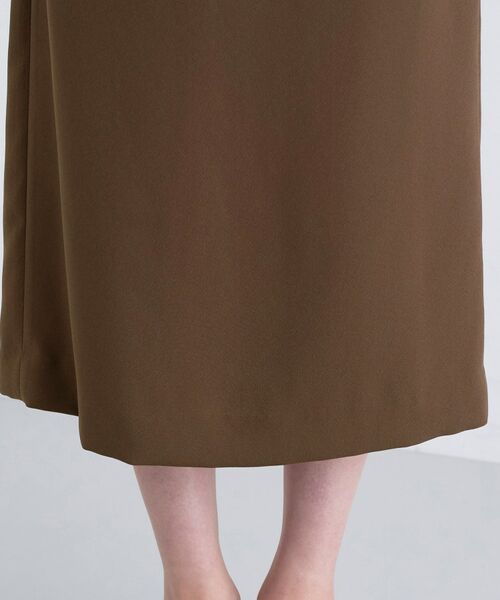 INDIVI / インディヴィ ロング・マキシ丈スカート | 【洗える/UVケア/吸汗速乾】ジョーゼットナロースカート | 詳細16