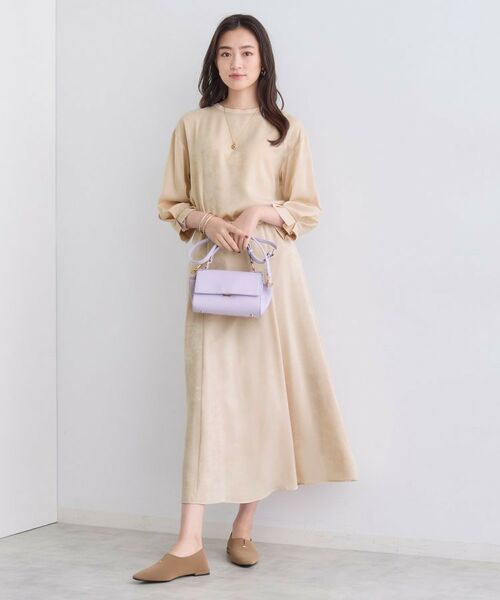 INDIVI / インディヴィ シャツ・ブラウス | 【セットアップ可能】スエード調サテンブラウス | 詳細16