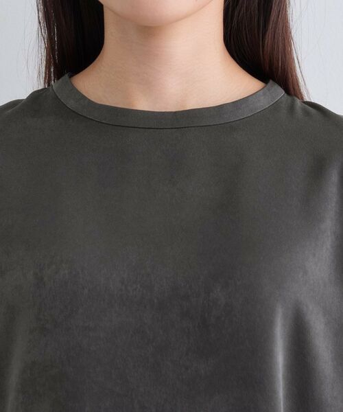INDIVI / インディヴィ シャツ・ブラウス | 【セットアップ可能】スエード調サテンブラウス | 詳細21