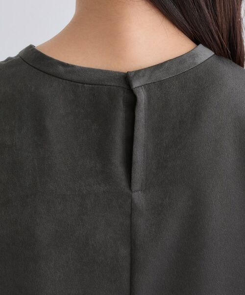 INDIVI / インディヴィ シャツ・ブラウス | 【セットアップ可能】スエード調サテンブラウス | 詳細25