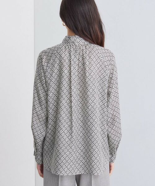 INDIVI / インディヴィ シャツ・ブラウス | ジオメプリントボウタイブラウス | 詳細15