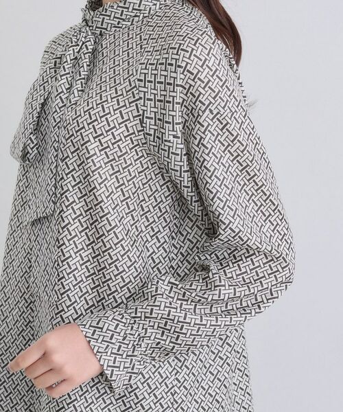 INDIVI / インディヴィ シャツ・ブラウス | ジオメプリントボウタイブラウス | 詳細24