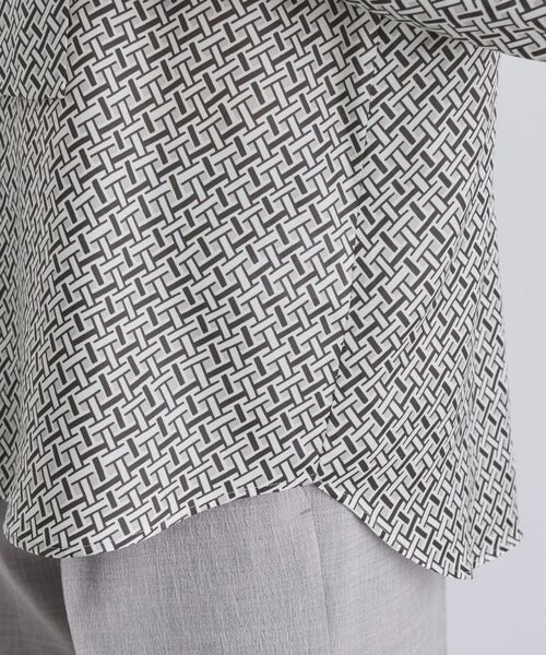 INDIVI / インディヴィ シャツ・ブラウス | ジオメプリントボウタイブラウス | 詳細25