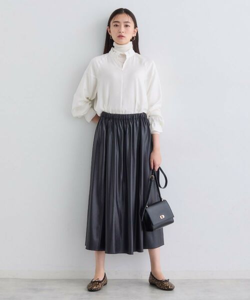 INDIVI / インディヴィ シャツ・ブラウス | ジオメプリントボウタイブラウス | 詳細3