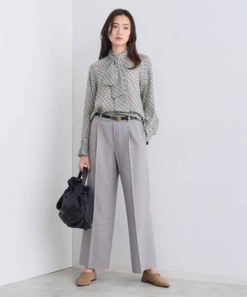 INDIVI / インディヴィ シャツ・ブラウス | ジオメプリントボウタイブラウス | 詳細6