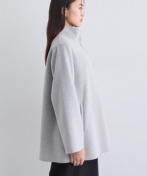 INDIVI / インディヴィ その他アウター | 【配色デザイン/ミドル丈】ウールリバー テントラインコート | 詳細15