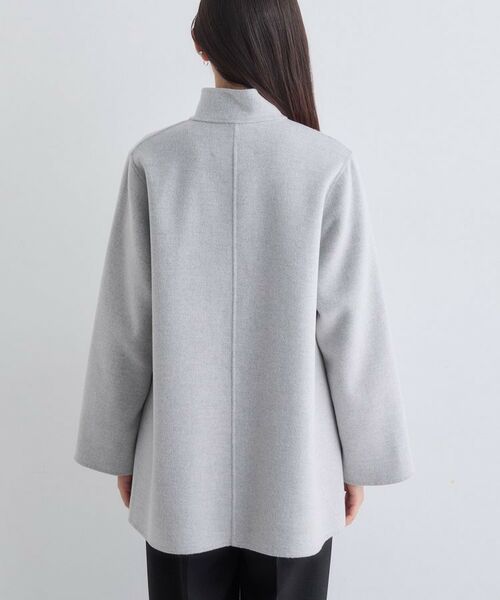 INDIVI / インディヴィ その他アウター | 【配色デザイン/ミドル丈】ウールリバー テントラインコート | 詳細16