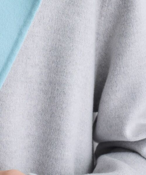 INDIVI / インディヴィ その他アウター | 【配色デザイン/ミドル丈】ウールリバー テントラインコート | 詳細5