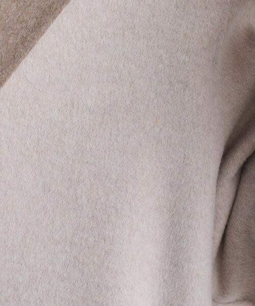 INDIVI / インディヴィ その他アウター | 【配色デザイン/ミドル丈】ウールリバー テントラインコート | 詳細9