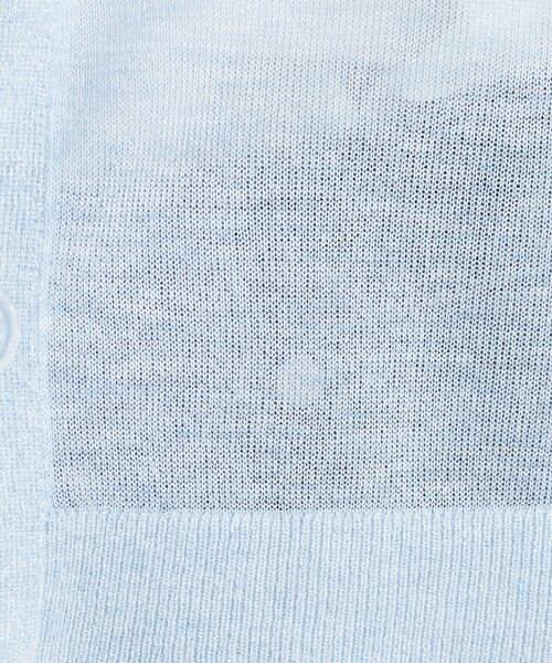 INDIVI / インディヴィ カーディガン・ボレロ | 【程よいシアー素材/洗える】バイカラーラメカーディガン | 詳細5