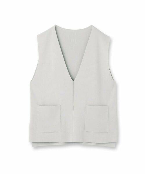 INDIVI / インディヴィ ニット・セーター | Vネック ニットジレ | 詳細1