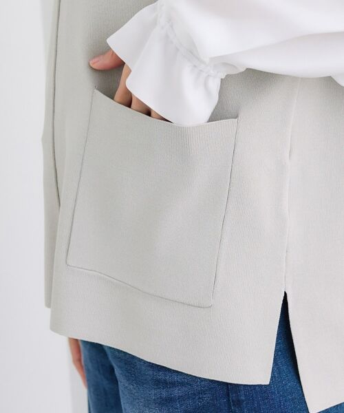 INDIVI / インディヴィ ニット・セーター | Vネック ニットジレ | 詳細15