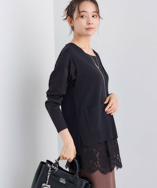 INDIVI / インディヴィ ニット・セーター | Vネック ニットジレ | 詳細2