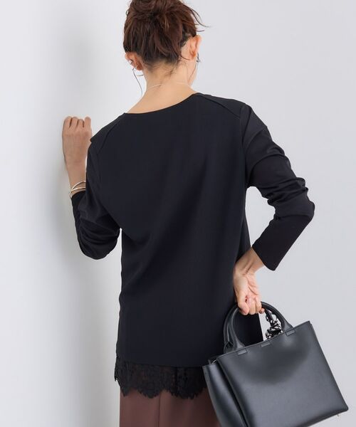 INDIVI / インディヴィ ニット・セーター | Vネック ニットジレ | 詳細3