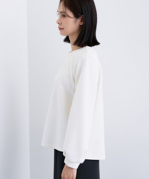 INDIVI / インディヴィ カットソー | 【SETUP可能／袖コンシャス】ダンボールジャージトップス | 詳細15