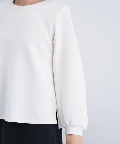 INDIVI / インディヴィ カットソー | 【SETUP可能／袖コンシャス】ダンボールジャージトップス | 詳細19