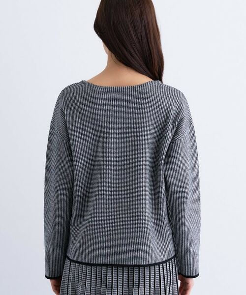 INDIVI / インディヴィ ニット・セーター | 【洗える／SETUP可能】ジャカードボートネックニット | 詳細16