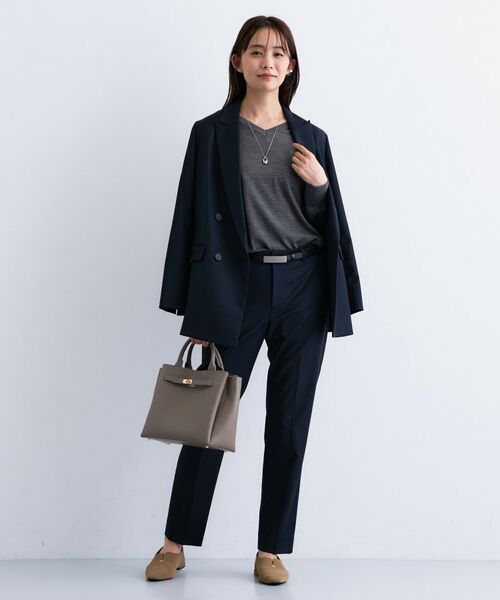 INDIVI / インディヴィ ニット・セーター | 【洗える／毛玉になりにくい】エクストラファインウール Vネックニット | 詳細20