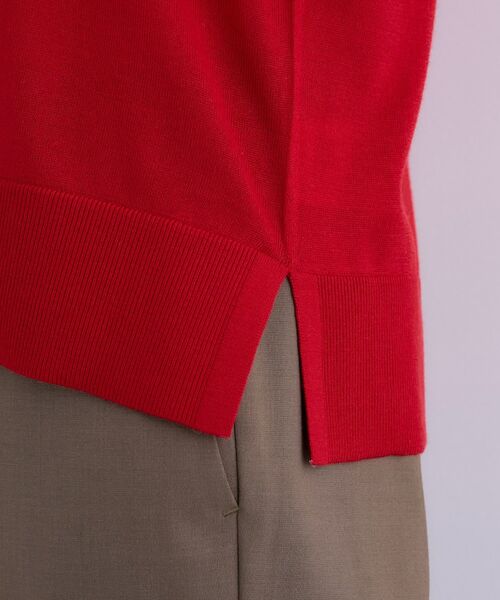 INDIVI / インディヴィ ニット・セーター | 【洗える／毛玉になりにくい】エクストラファインウール Vネックニット | 詳細27