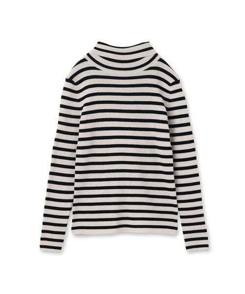 INDIVI / インディヴィ ニット・セーター | 【洗える／毛玉になりにくい】エクストラファインウール リブタートルニット | 詳細1