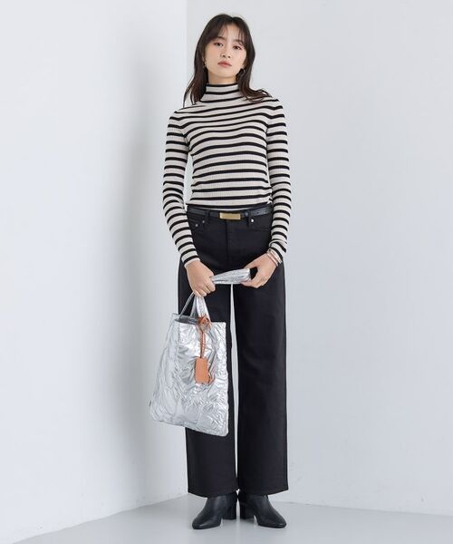 INDIVI / インディヴィ ニット・セーター | 【洗える／毛玉になりにくい】エクストラファインウール リブタートルニット | 詳細20