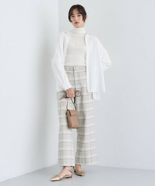 INDIVI / インディヴィ ニット・セーター | 【洗える／毛玉になりにくい】エクストラファインウール リブタートルニット | 詳細4